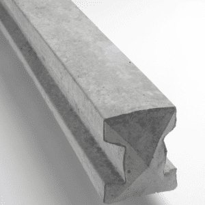 10FT Concrete Intermediate Fence Post | Wet Cast | A long-lasting alternative with tensile steel reinforcement bars inside and a smooth finish.
