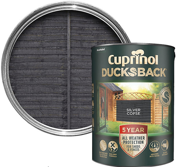 Cuprinol Year Ducksback Silver Copse L