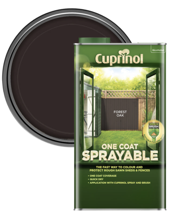 Screenshot Cuprinol One Coat Spray Fence Treatment Forest Oak L at ..