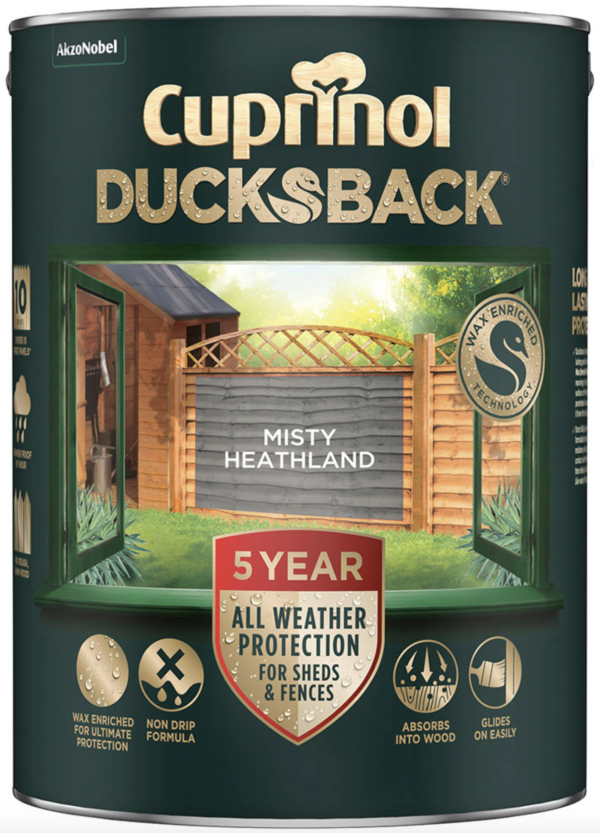 Cuprinol 5 Year Ducksback Misty Heathland 5L