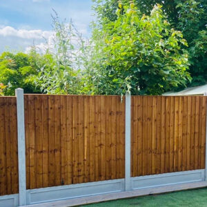 6FT x 3FT | Superior Heavy Duty Closeboard Fence Panel | Brown | 22.50KG