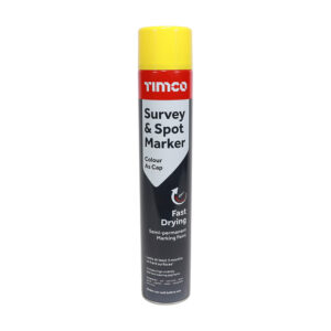 Line Marker Spray | Yellow | 750ML | Used for applying semi-permanent markings to soil, grass, concrete and most hard surfaces.