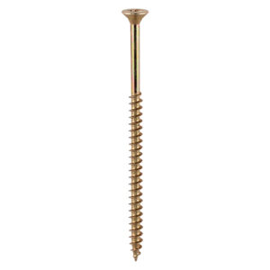 Solo Chipboard Woodscrew | 6.0 x 80mm | Single thread wood screw mainly used in various types of timber and man-made boards or masonry.