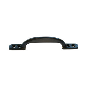 Hot Bed Handle | 150mm | Black | A durable and hard wearing handle for gates and shed doors.