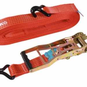 J Hook Ratchet Straps | 10M x 50mm | HD | Ideal for quickly securing heavy loads during transit or storage.
