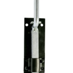 Monkey Tail Bolt | 18" Black | Monkey tail bolts are ideal for securing the top and / or bottom of gates and doors.