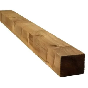 10FT 4" x 4" Wood Post Heavy Duty | Brown | 17.00KG