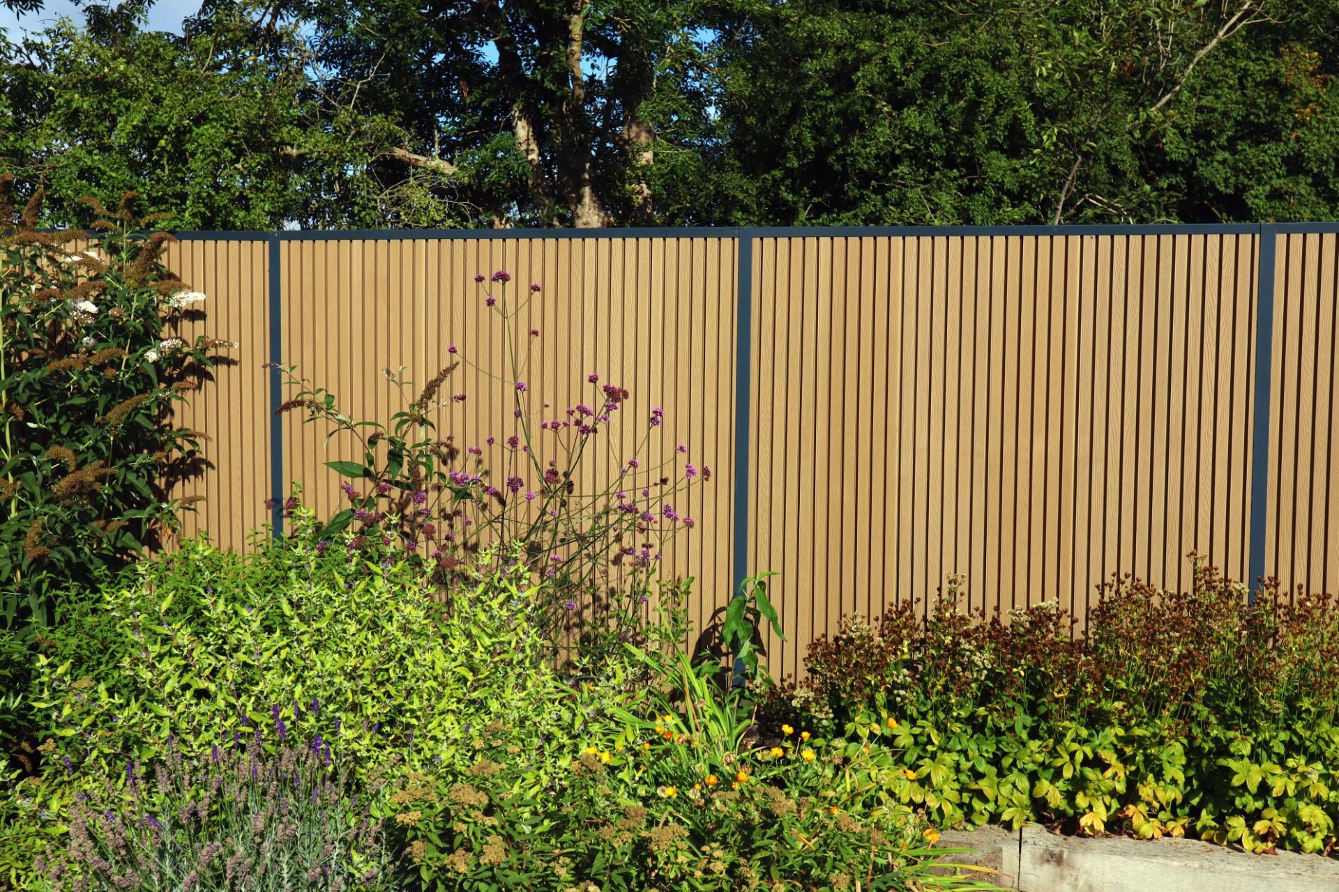 Completed fencing installation by Charfleets Fencing