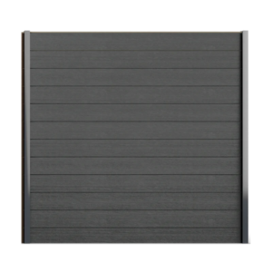 DuraPost VISTA Composite Fencing Boards | Pack of 4 | 1.82m (6FT) | Graphite | Sleek, low maintenance solution that combines strength, style and sustainability.